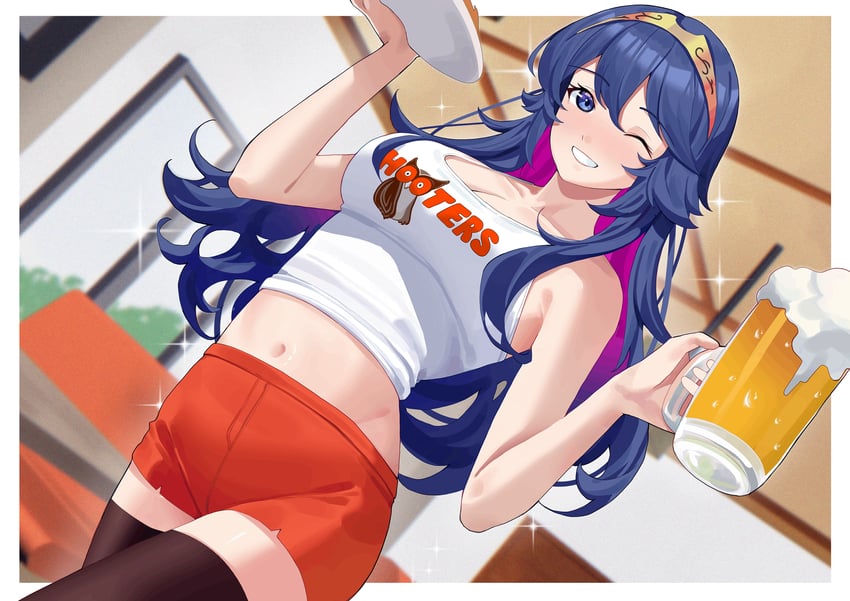 lucina and hootie the owl (fire emblem and 2 more) drawn by haerge