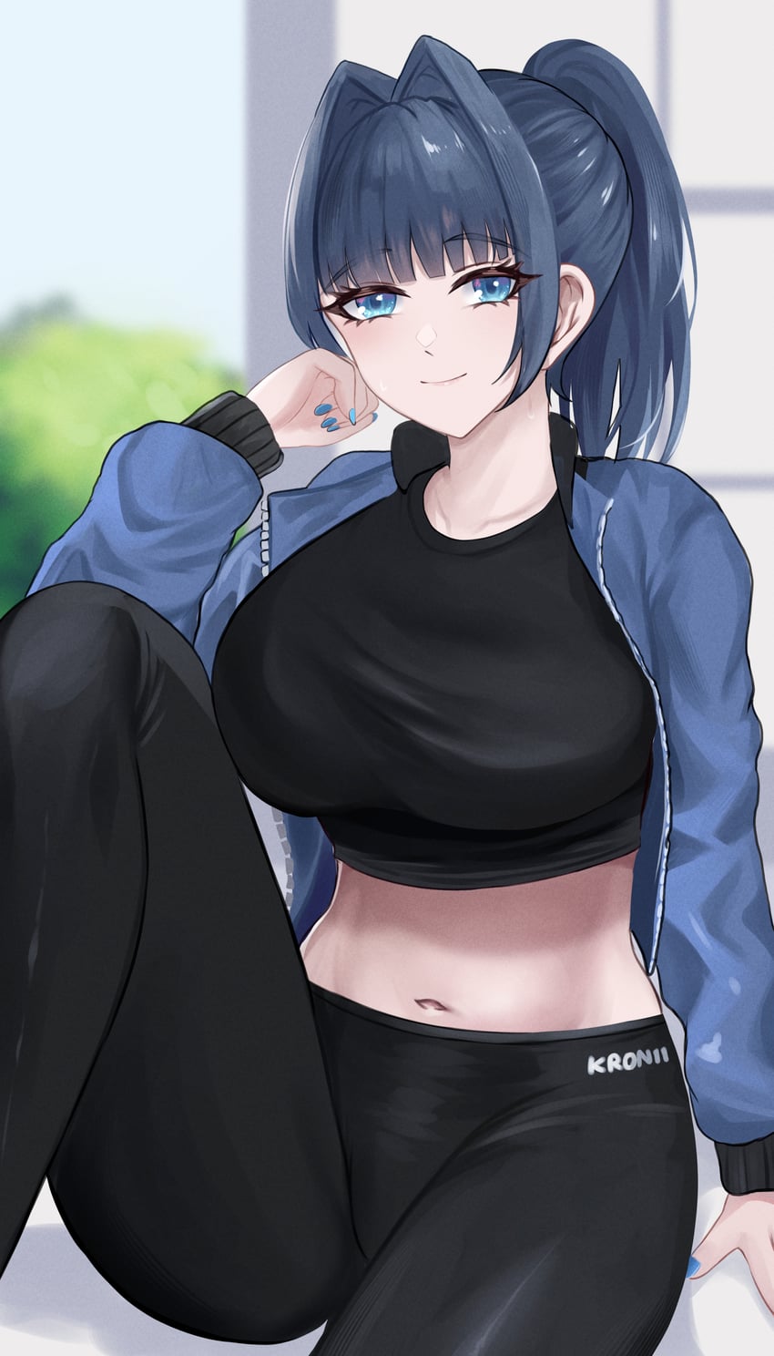 ouro kronii (hololive and 2 more) drawn by brulee