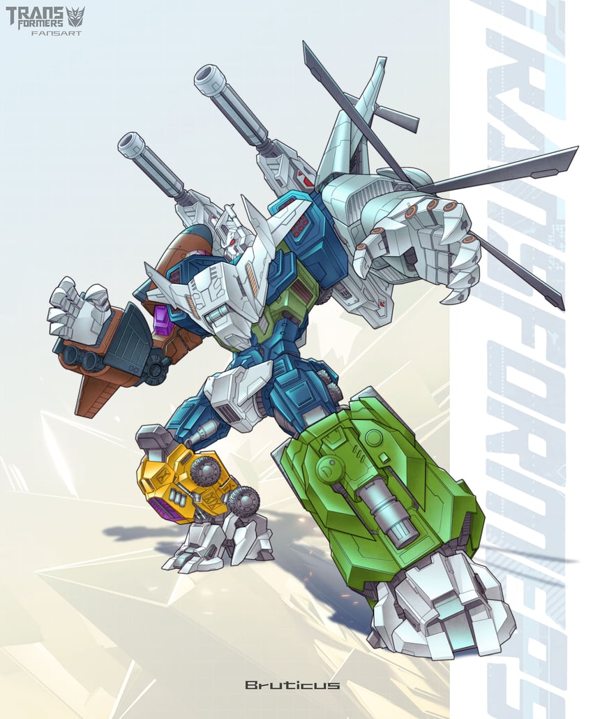 bruticus (transformers and 1 more) drawn by zhuyukun