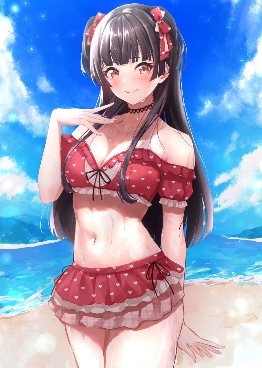 mayuzumi fuyuko (idolmaster and 1 more) drawn by tonguewasabi