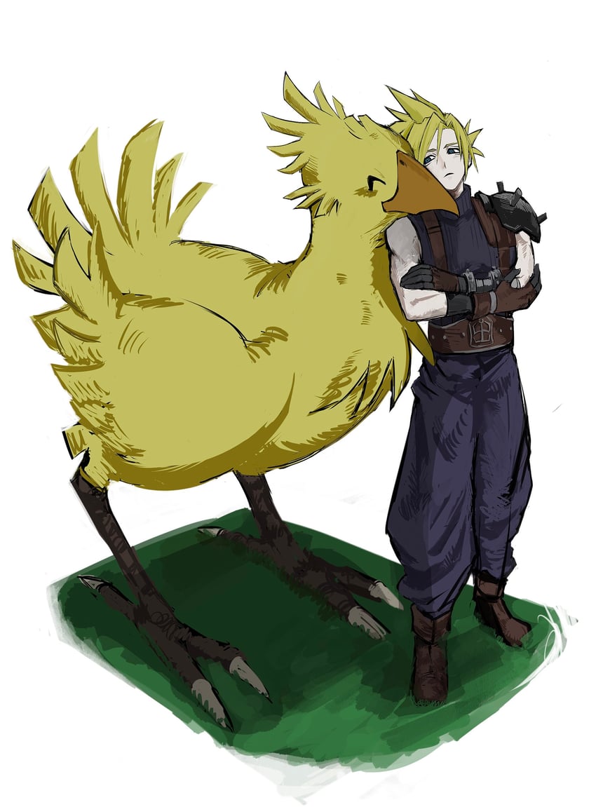 cloud strife (final fantasy and 1 more) drawn by cho5782