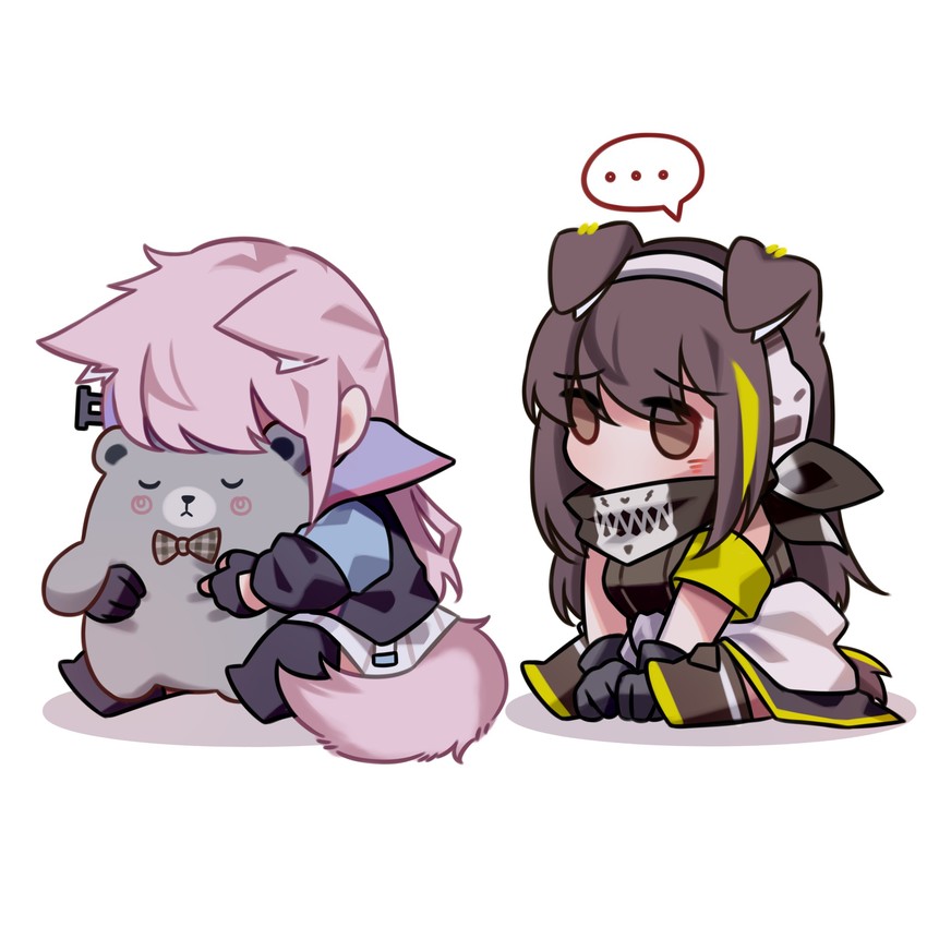m4a1 and st ar-15 (girls' frontline) drawn by yuutama2804