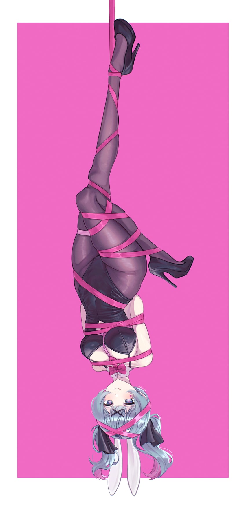 hatsune miku (vocaloid and 1 more) drawn by lala_2080