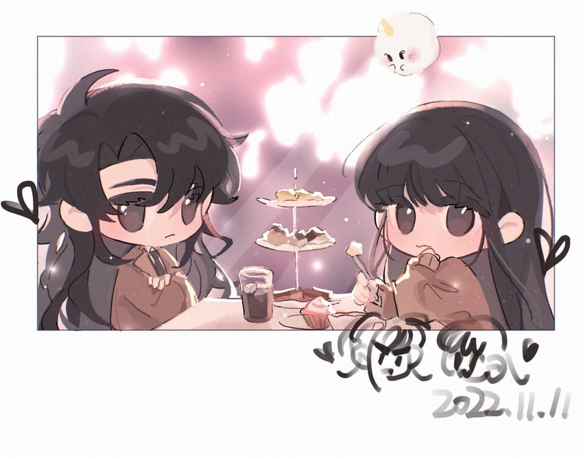 kim dokja, yoo joonghyuk, and biyoo (omniscient reader's viewpoint) drawn by ya_qaq