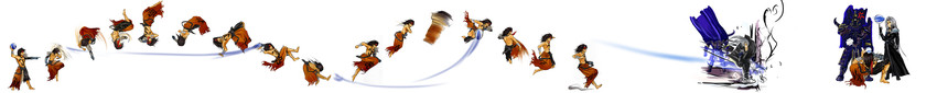 sephiroth, golbez, and jecht (final fantasy and 4 more) drawn by 323life