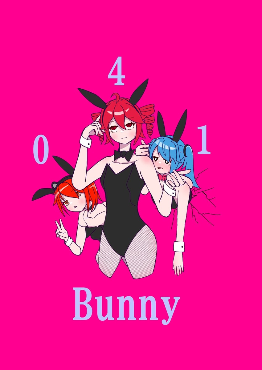 hatsune miku, kasane teto, and adachi rei (vocaloid and 3 more) drawn by seibutsu_(kaibu23_seibutu)