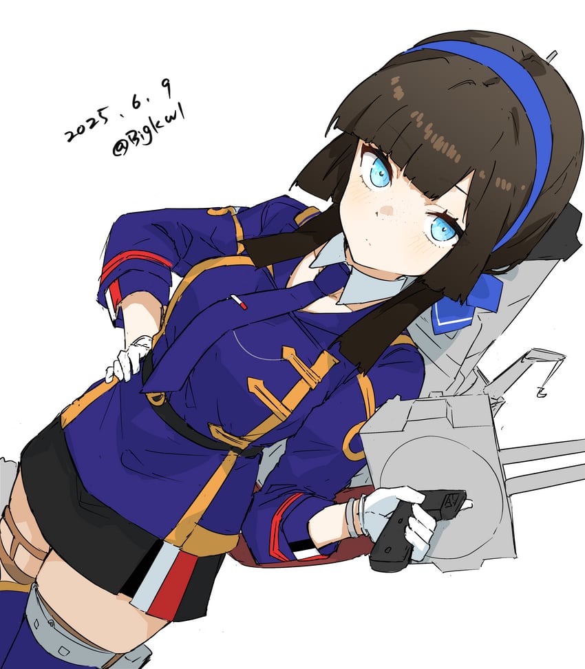 mogador and mogador kai (kantai collection) drawn by bigkwl