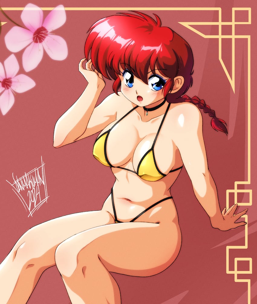 ranma-chan (ranma 1/2) drawn by danmakuman