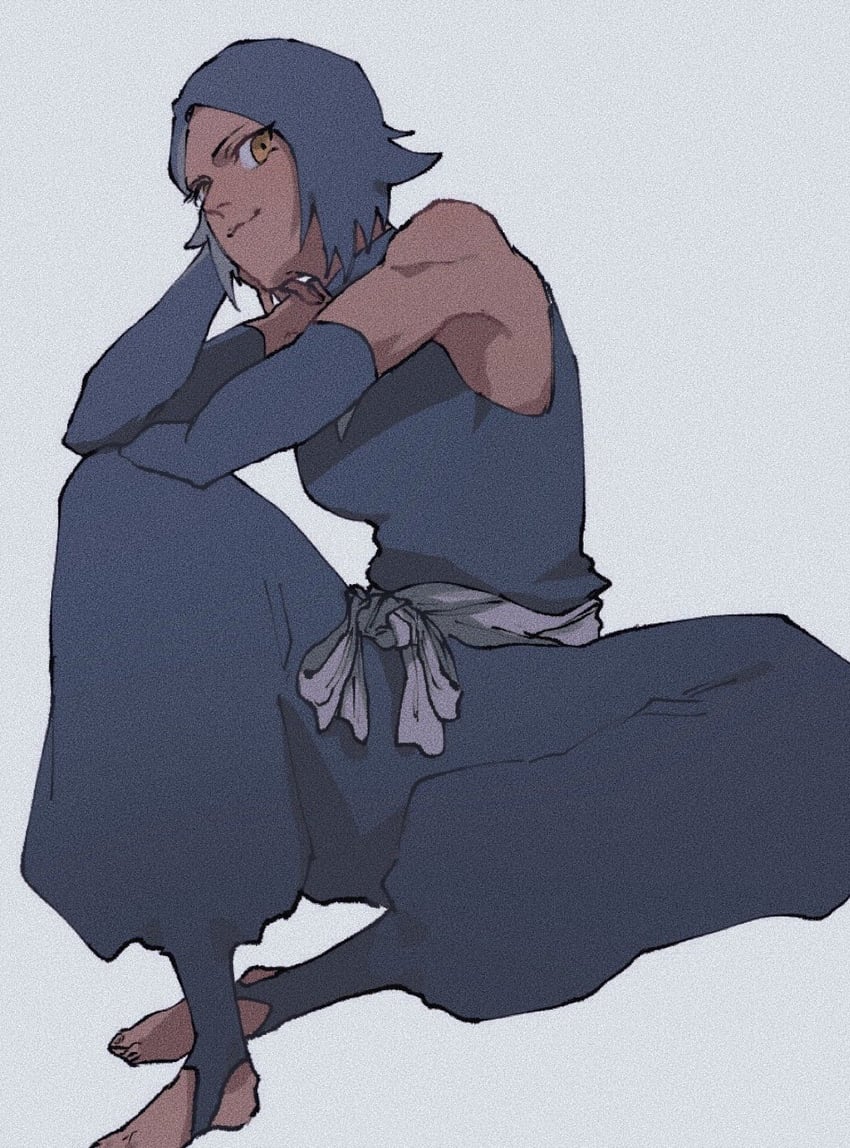 shihouin yoruichi (bleach and 1 more) drawn by zn_66
