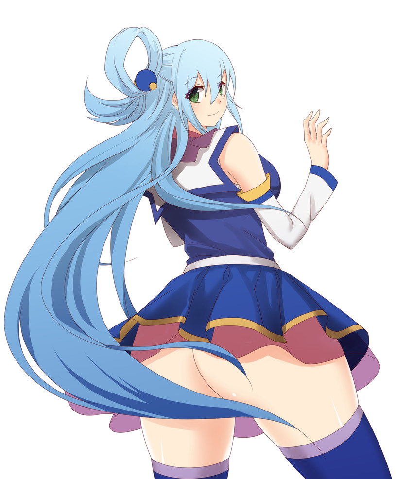 aqua (kono subarashii sekai ni shukufuku wo!) drawn by x&x&x
