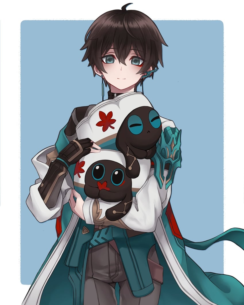 dan heng (honkai and 1 more) drawn by aethervox