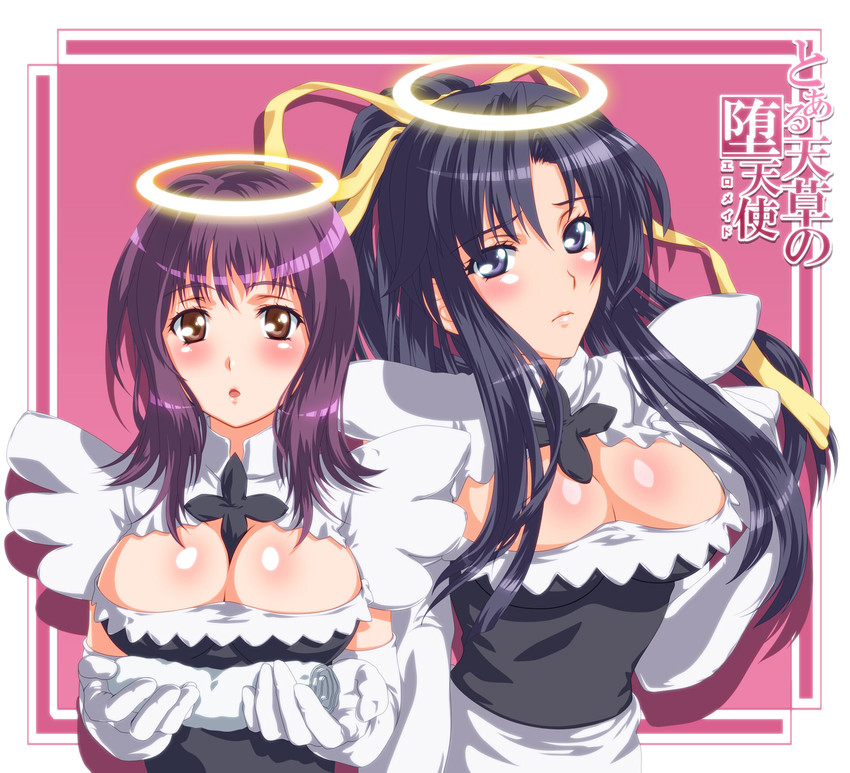 kanzaki kaori and itsuwa (toaru majutsu no index and 1 more) drawn by doriri