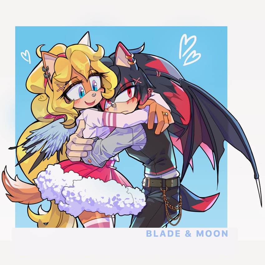 moon and blade (original and 1 more) drawn by lady_einnharder