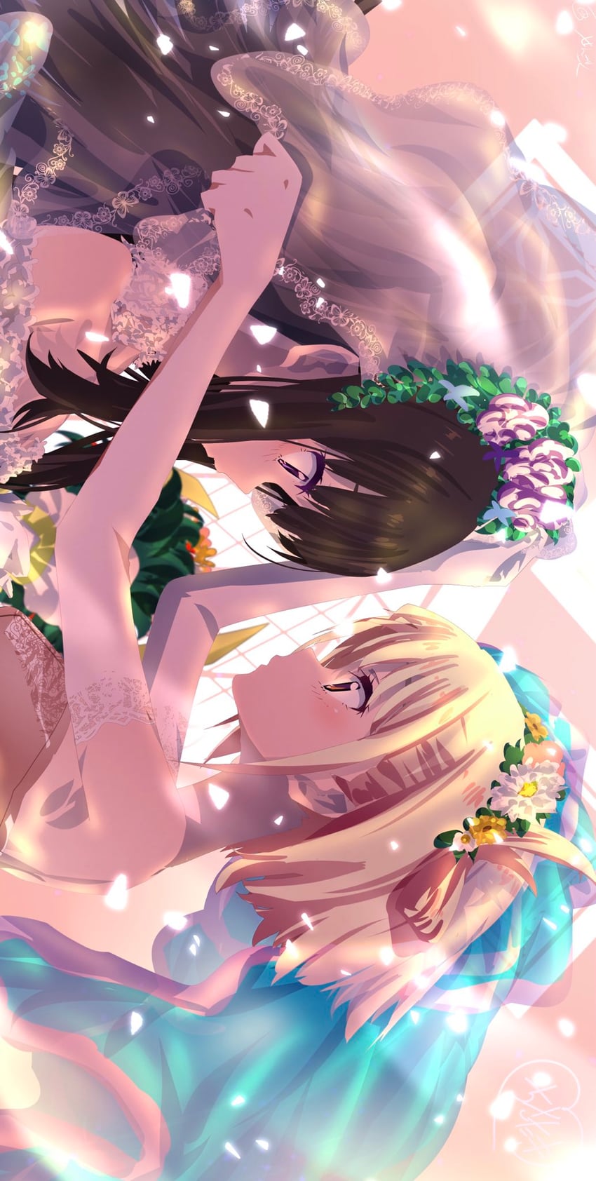 nishikigi chisato and inoue takina (lycoris recoil) drawn by sengoku_chidori