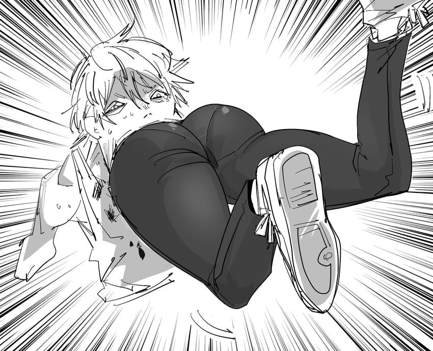 denji, yoru, and mitaka asa (chainsaw man) drawn by nkmrn2k