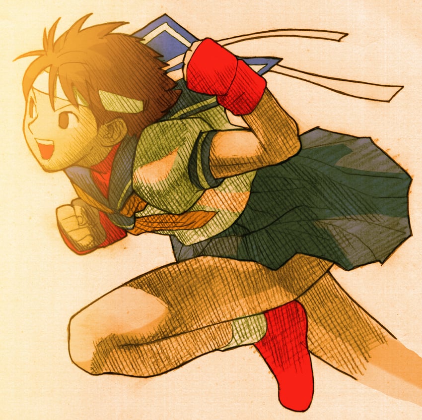 kasugano sakura (street fighter and 4 more) drawn by bengus
