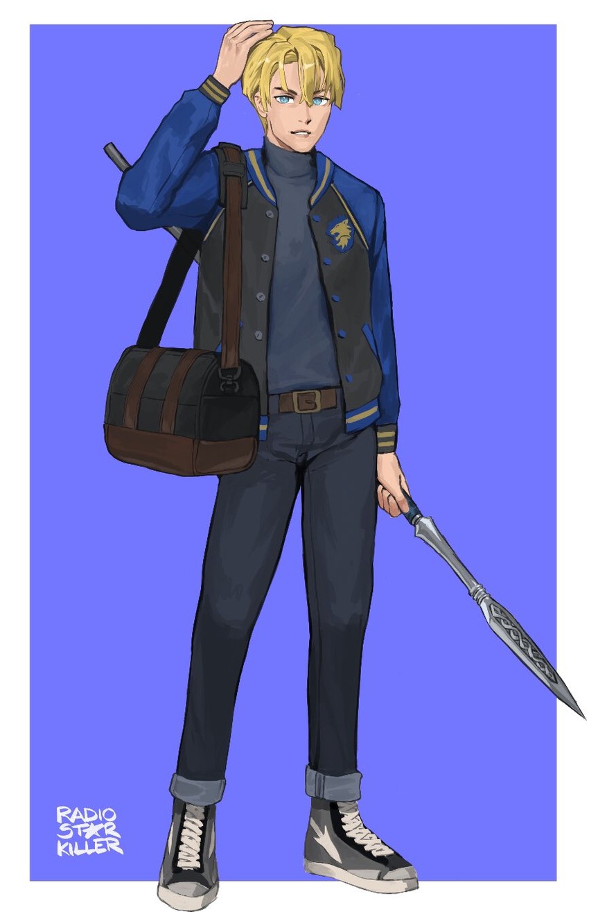 dimitri alexandre blaiddyd (fire emblem and 1 more) drawn by radiostarkiller