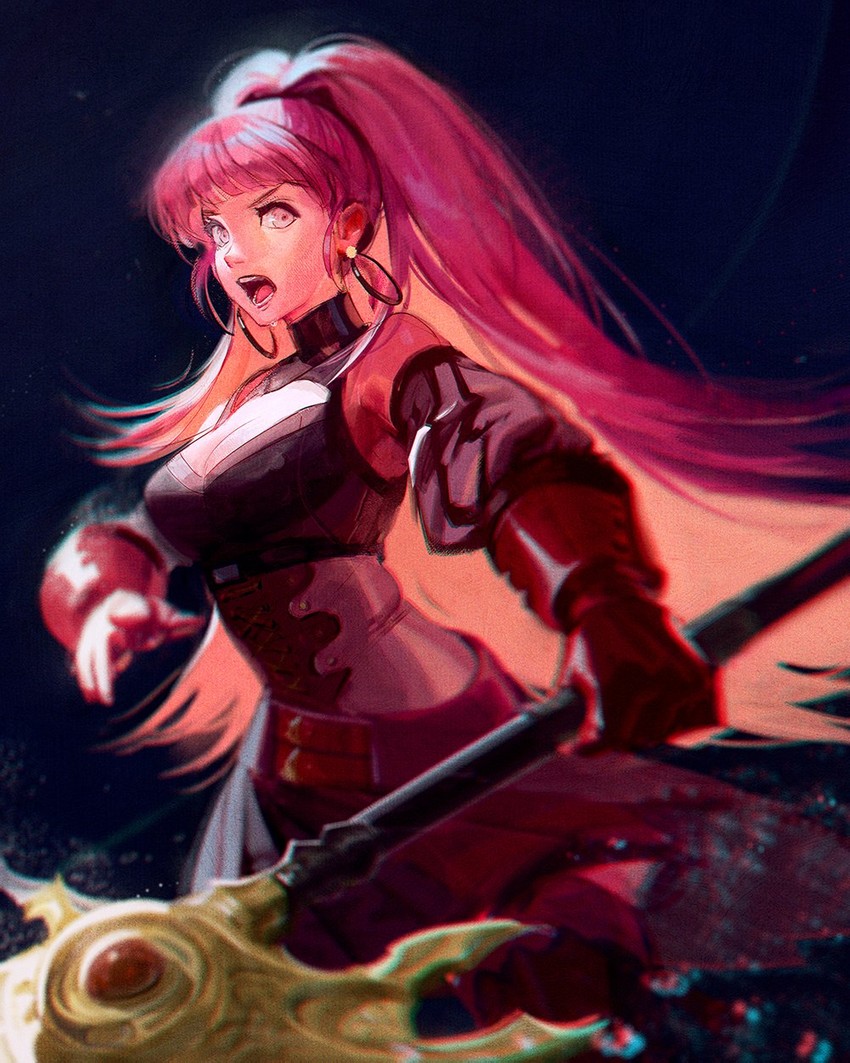 hilda valentine goneril (fire emblem and 1 more) drawn by biahnyang