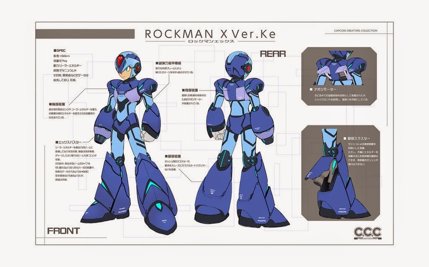 x (mega man and 1 more) drawn by mizuno_keisuke