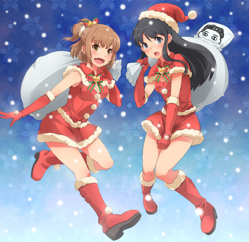 maki natsuo and kurahashi riko (love lab) drawn by mikel_(4hands)