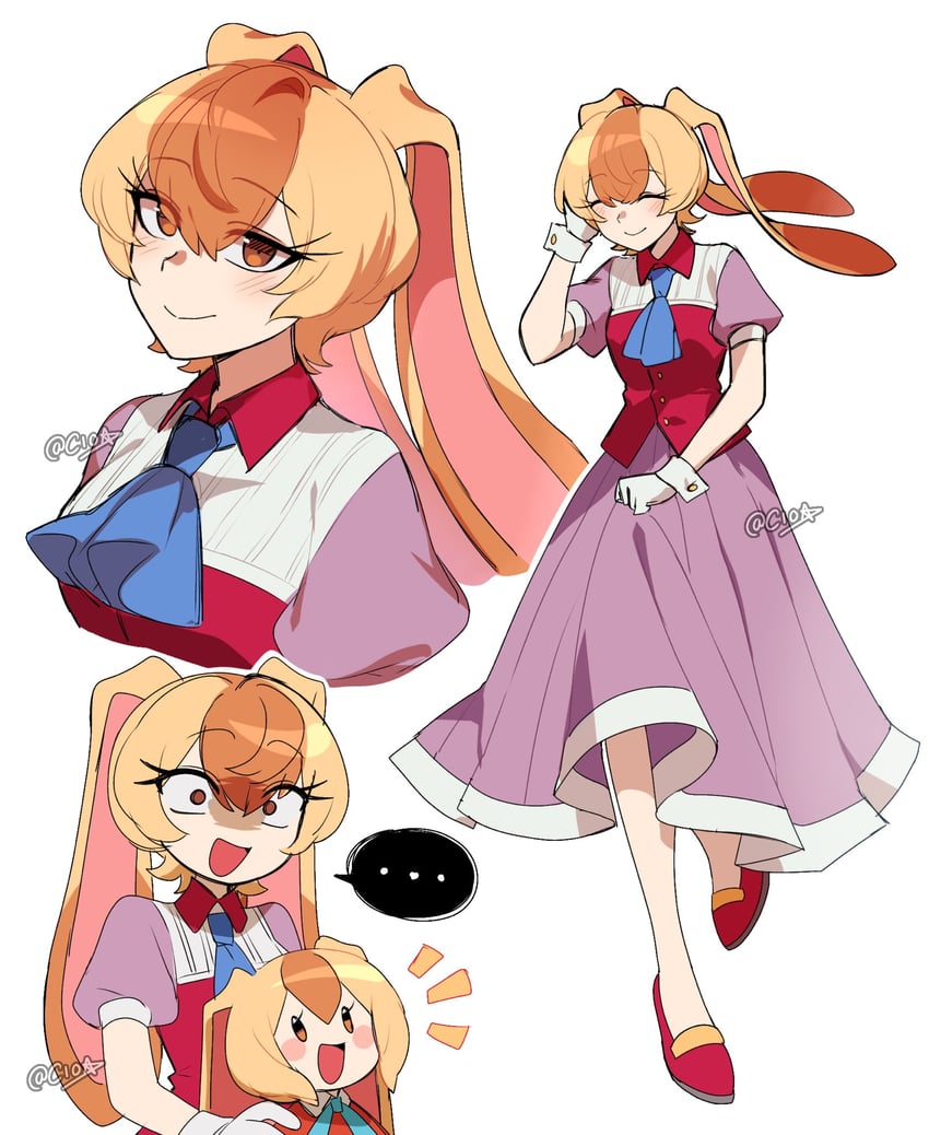 cream the rabbit and vanilla the rabbit (sonic) drawn by cio_(ciosui)
