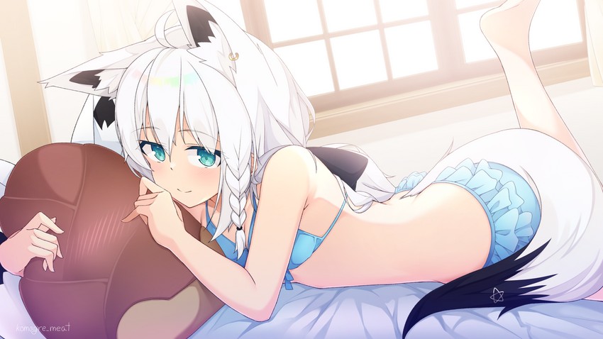 shirakami fubuki and oruyanke (hololive) drawn by otaku_heishi
