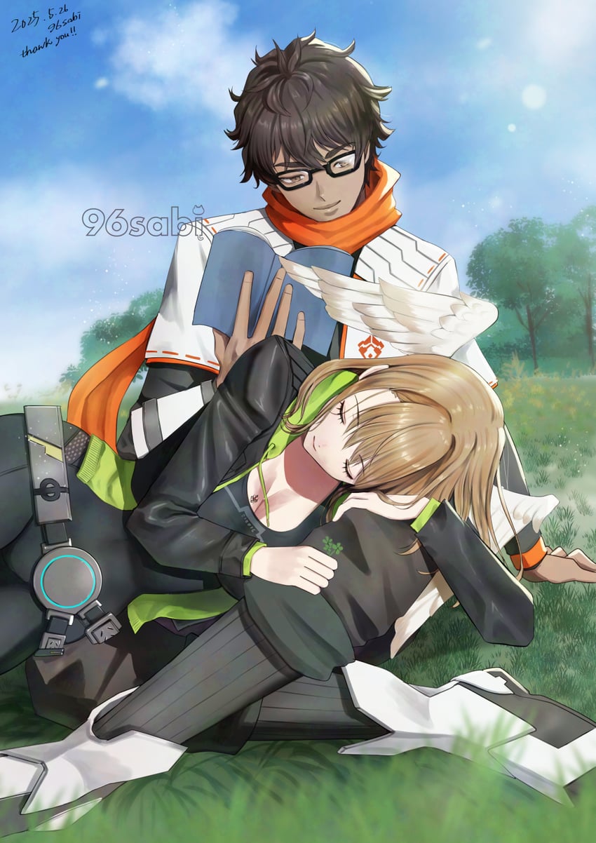 eunie and taion (xenoblade chronicles and 1 more) drawn by yamamori_kinako