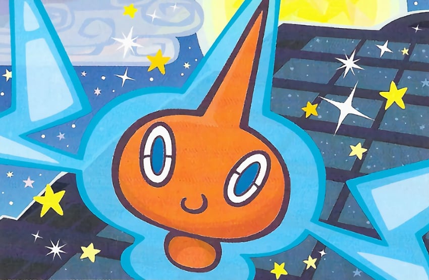 rotom (pokemon and 1 more) drawn by mahou_(fushiginamamori)