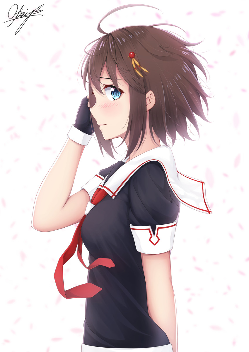 shigure and shigure kai ni (kantai collection) drawn by ochiai_miyabi
