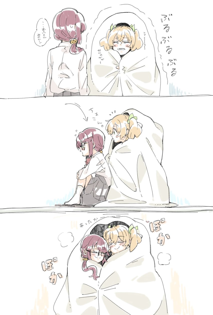 daiba nana and hoshimi junna (shoujo kageki revue starlight) drawn by bbr_brbr