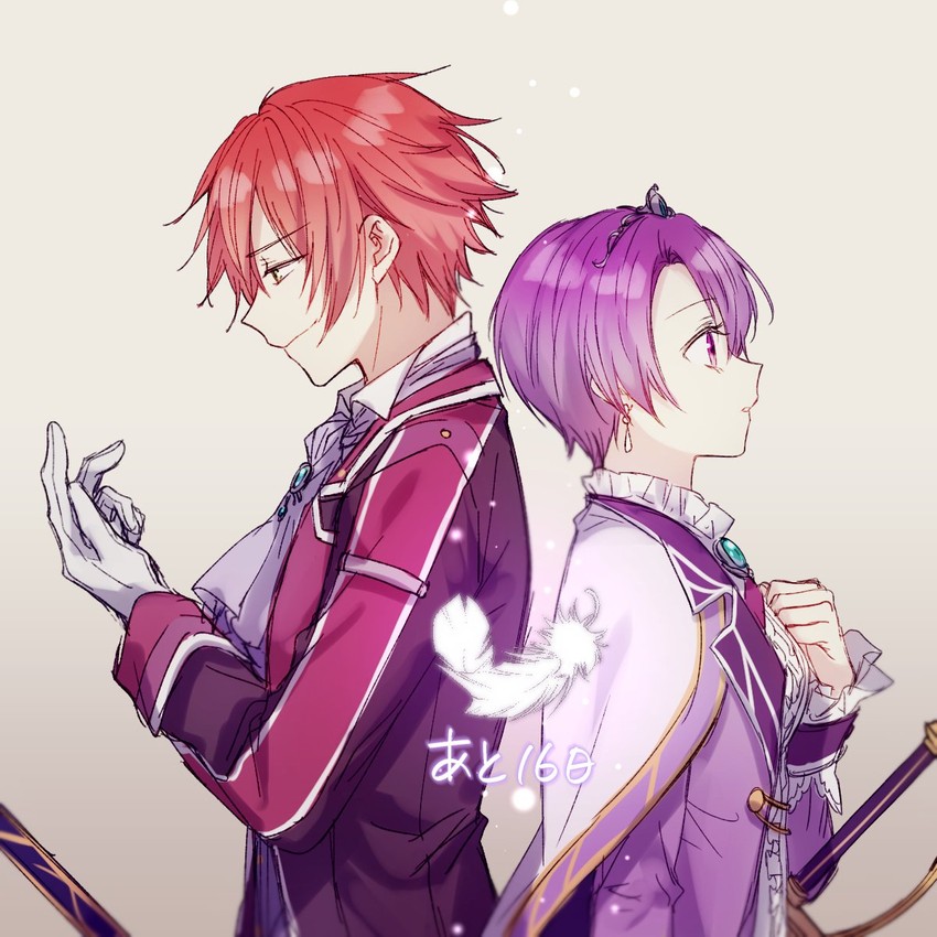 kloe rinz and lechter arundel (eiyuu densetsu and 3 more) drawn by soap_(user_kghh4755)