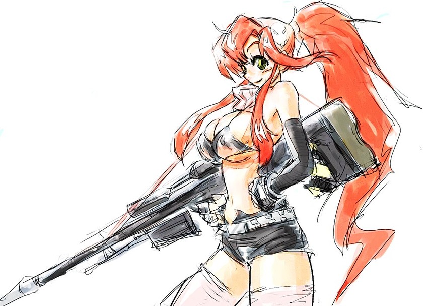yoko littner (tengen toppa gurren lagann) drawn by dd_(wata4432)
