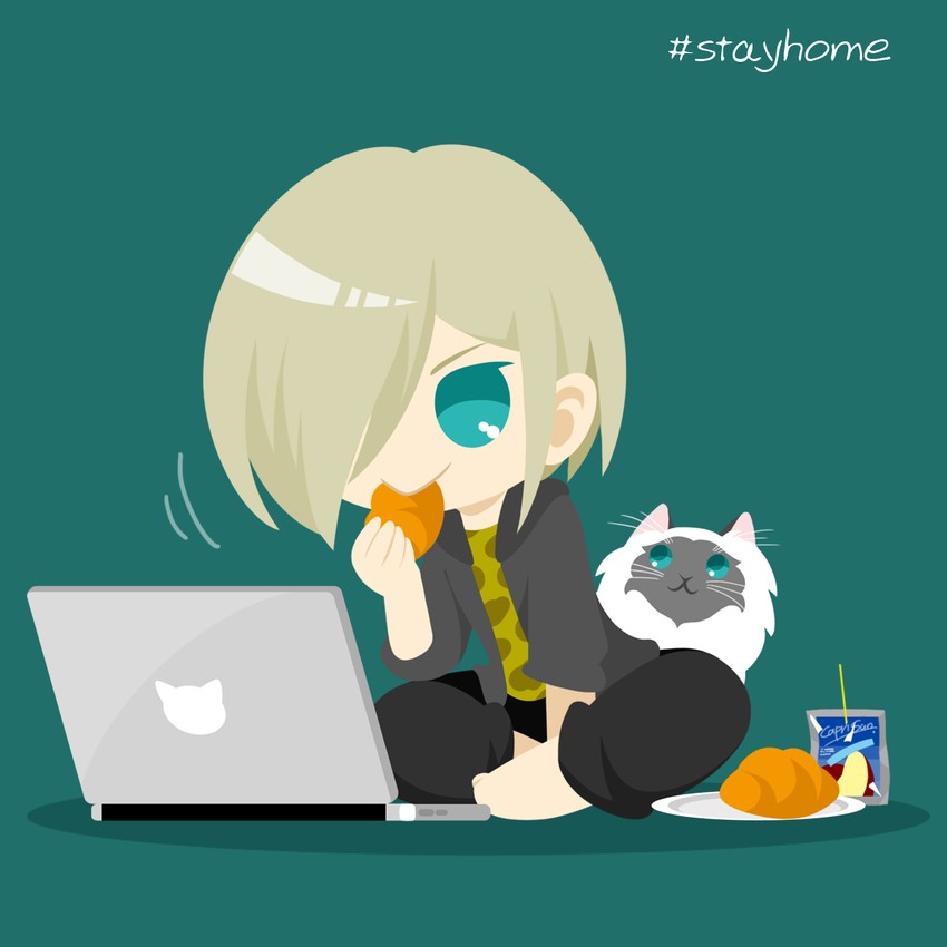 yuri plisetsky and puma tiger scorpion (yuri!!! on ice) drawn by kaorin_minogue