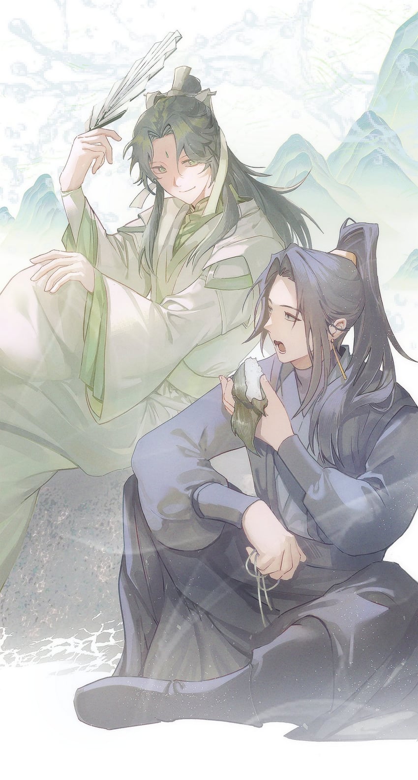shi qingxuan and ming yi (tianguan cifu) drawn by mm19_mumu