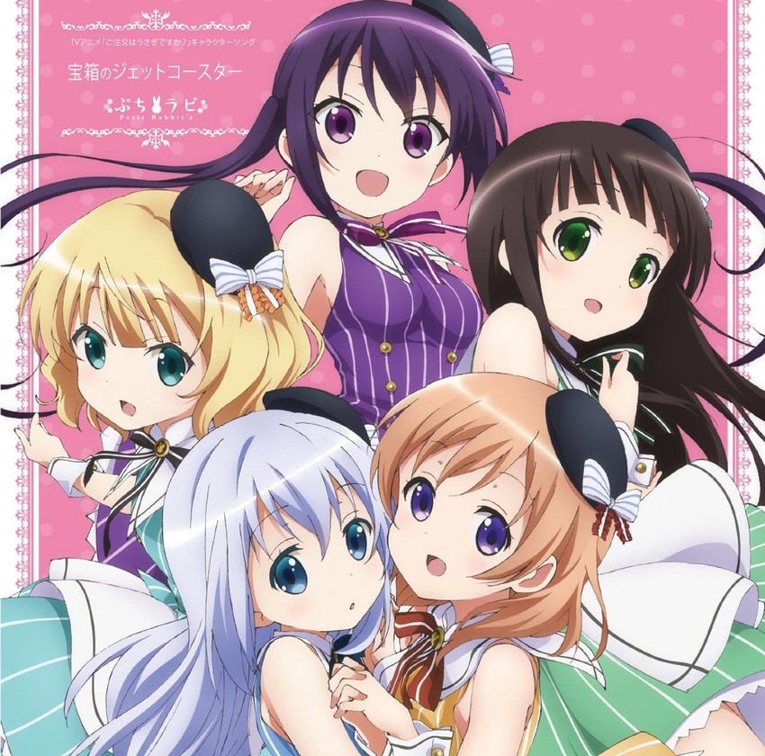 kafuu chino, hoto cocoa, kirima syaro, tedeza rize, and ujimatsu chiya (gochuumon wa usagi desu ka?)
