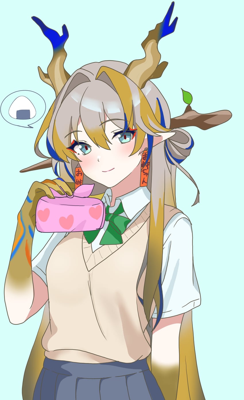 shu and nanjou yoshino (arknights and 2 more) drawn by eggplant7217