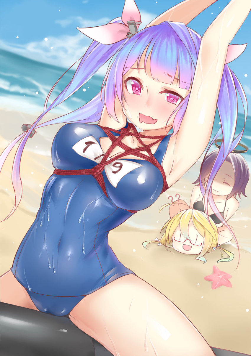 tatsuta, i-19, and i-8 (kantai collection) drawn by sunege_(hp0715)