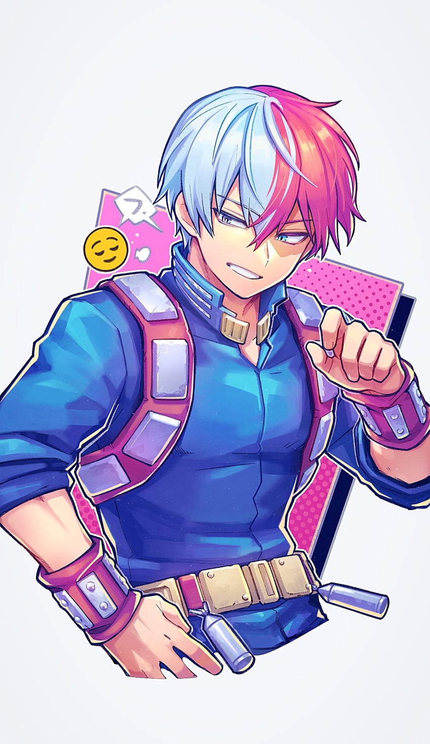 todoroki shoto (boku no hero academia) drawn by mecyo_(mamezurushiki)