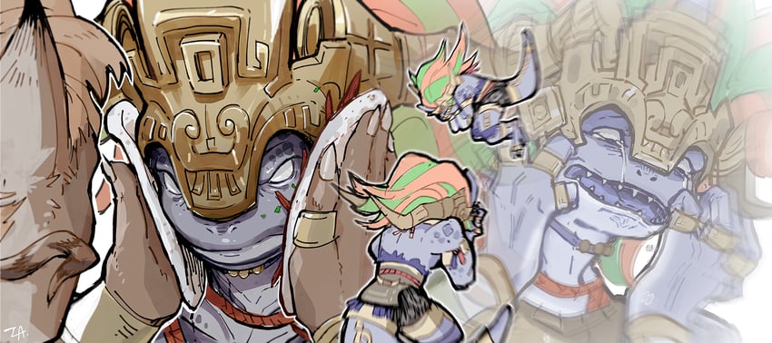 zoraal ja and hunmu rruk (final fantasy and 1 more) drawn by za_zariel