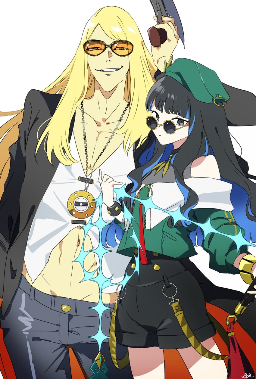 tenochtitlan and tezcatlipoca (fate and 1 more) drawn by pirohi_(pirohi214)