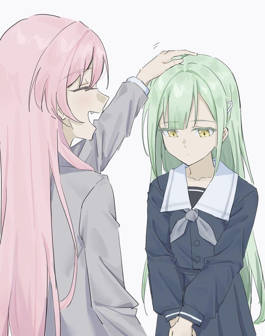 chihaya anon and wakaba mutsumi (bang dream! and 1 more) drawn by ns68914ly0019