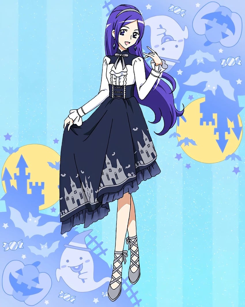 aono miki (precure and 2 more) drawn by kagawa_hisashi