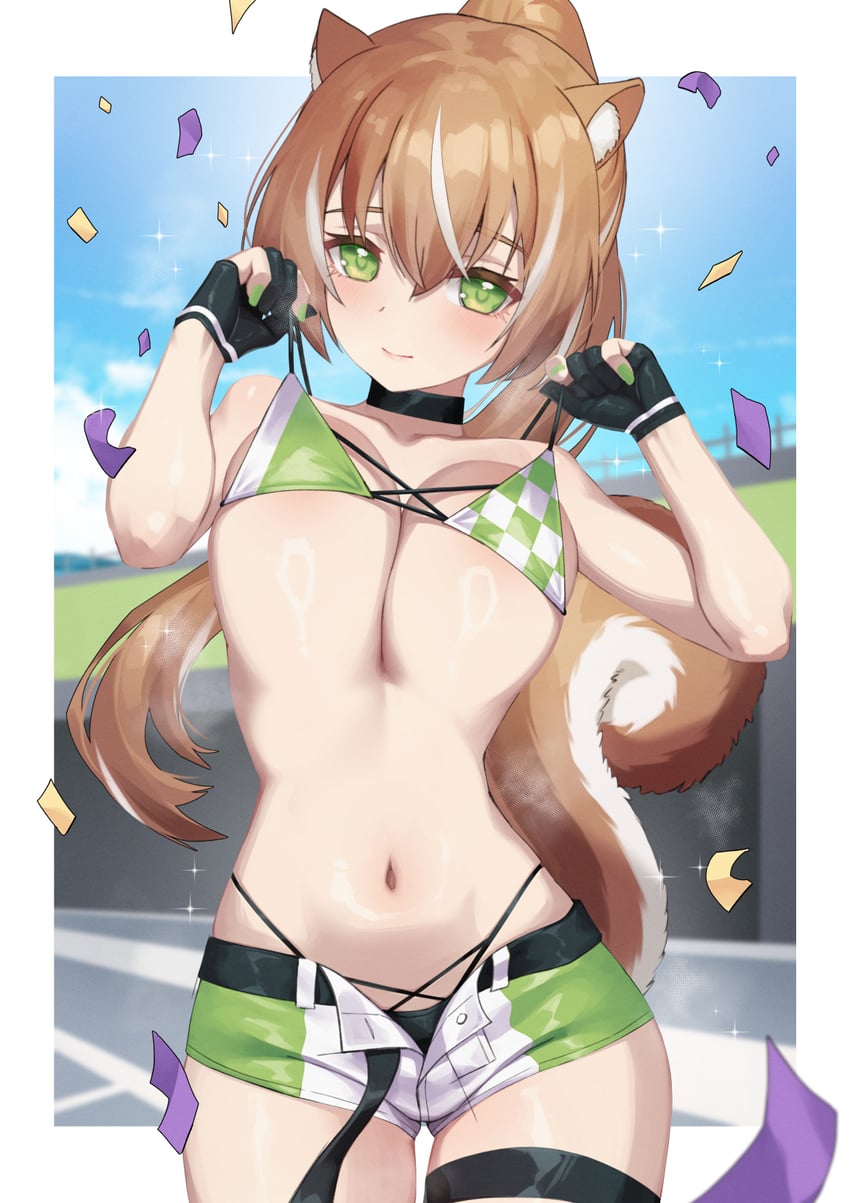 ayunda risu (hololive and 1 more) drawn by kangbus