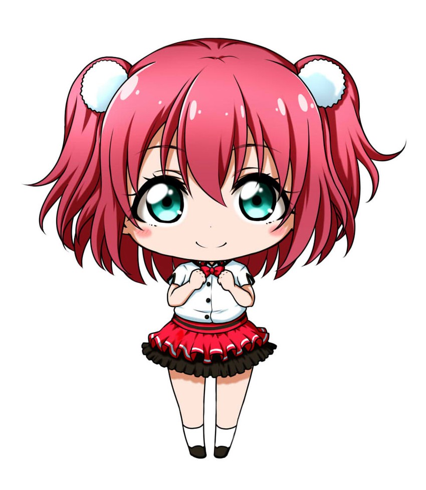 kurosawa ruby (love live! and 1 more) drawn by kuena