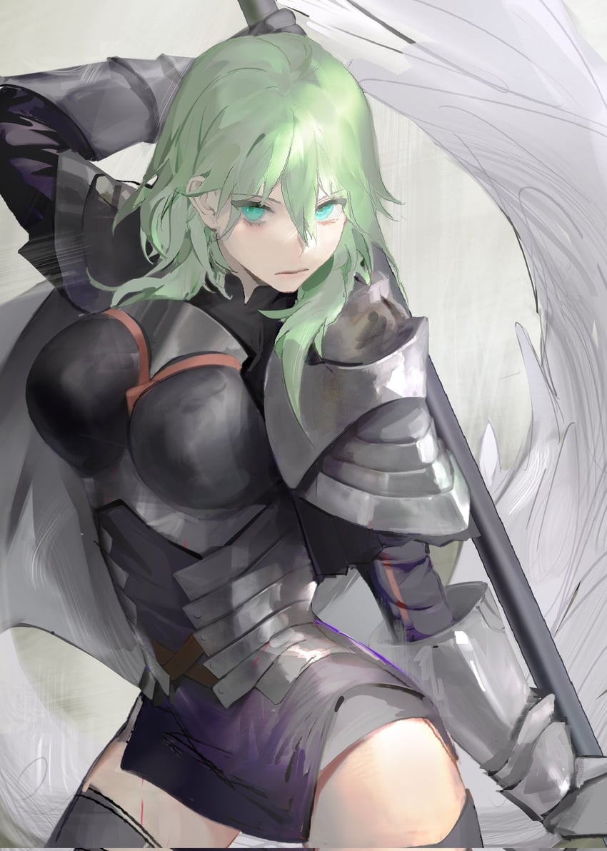 female byleth (fire emblem and 1 more) drawn by bomm_33