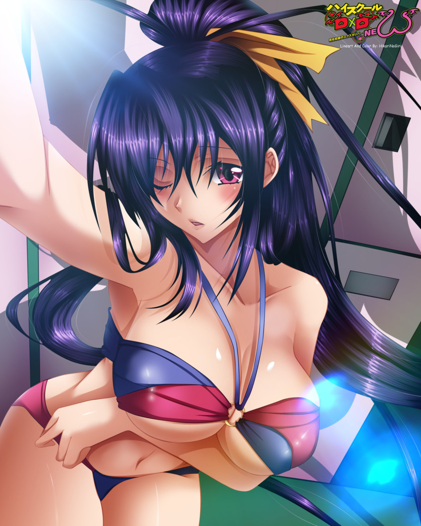 himejima akeno (high school dxd and 1 more) drawn by hikarinogiri