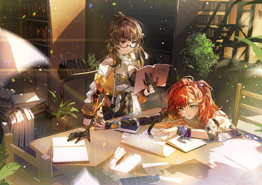 senadina and female dreamseeker (honkai and 1 more) drawn by zishengtian123