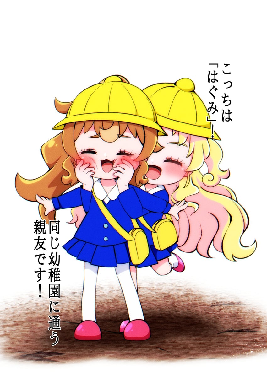 inukai komugi and hug-tan (precure and 2 more) drawn by @est@
