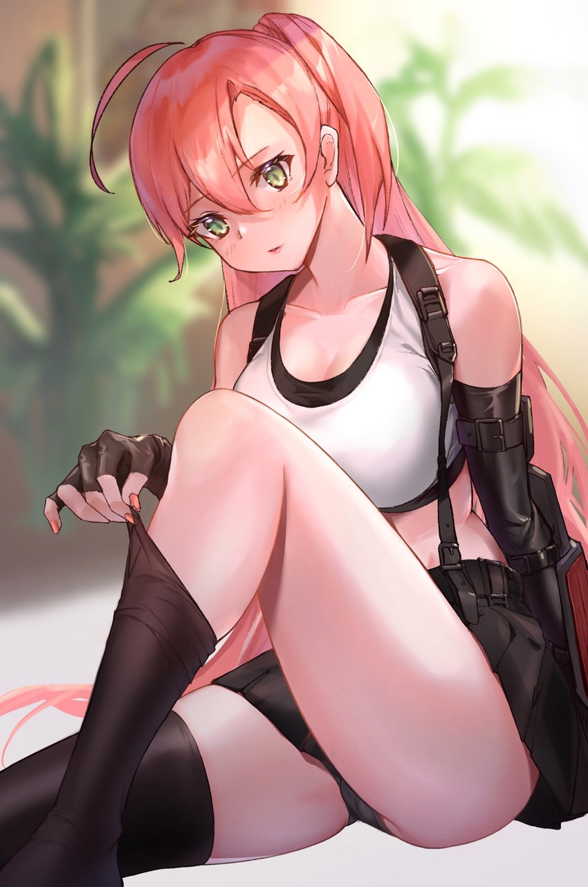 tifa lockhart and sakura miko (hololive and 3 more) drawn by lims_(neko2lims)