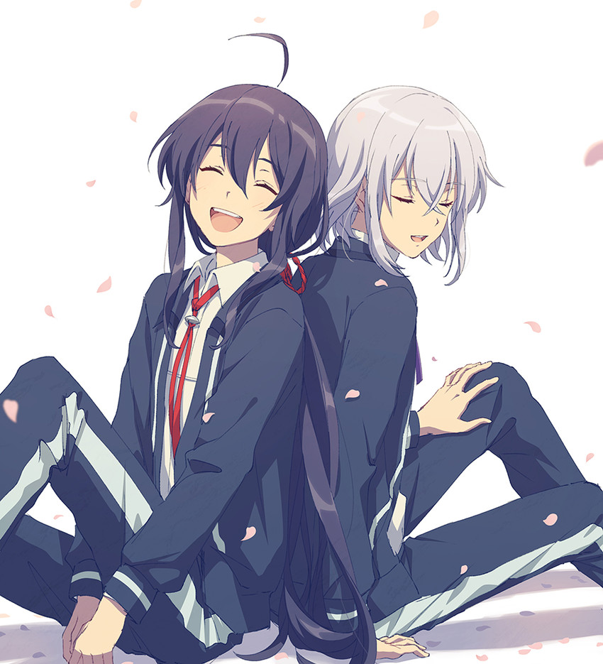namazuo toushirou and honebami toushirou (touken ranbu) drawn by matsuki_(mikipingpong)